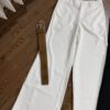 Wide leg pants with belt - Image 6