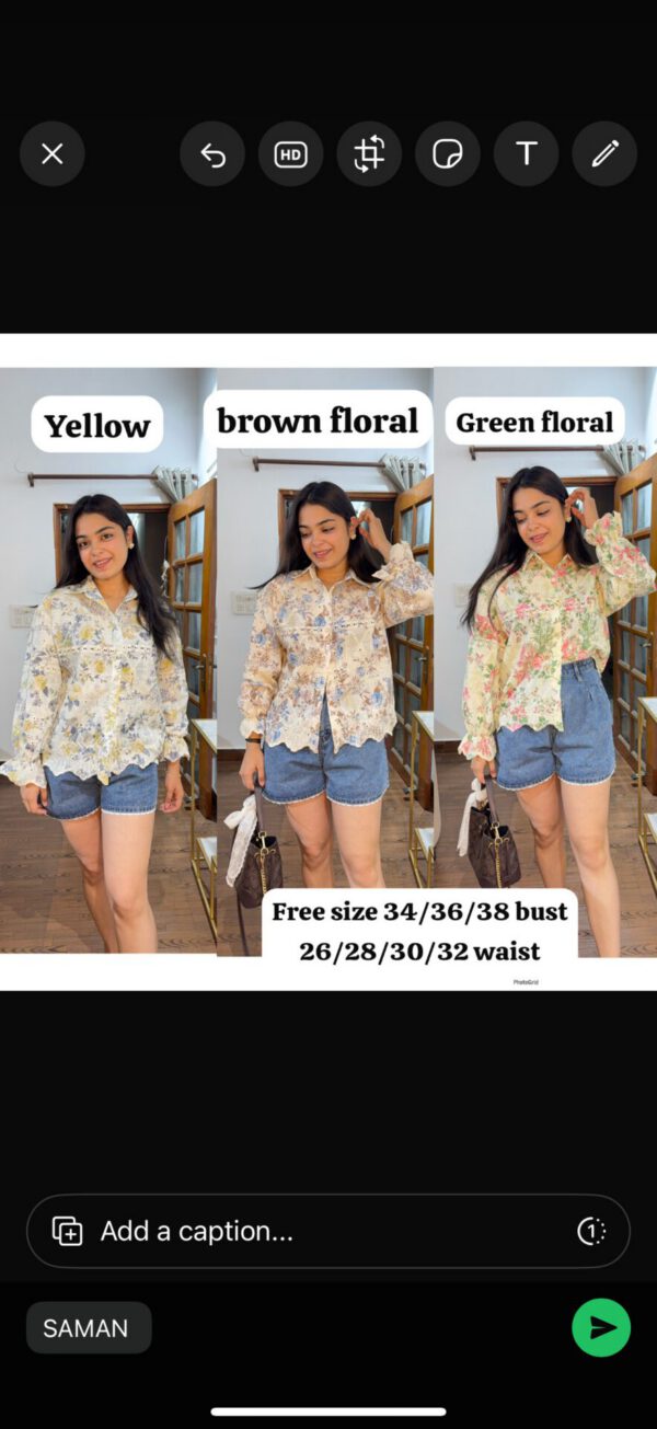 Nia crochet shirt - Image 5