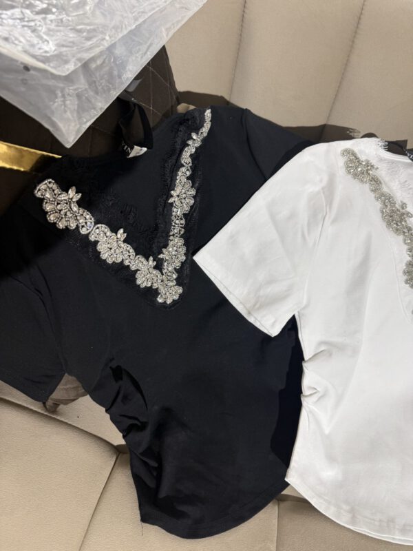Embellished rhinestone top - Image 7