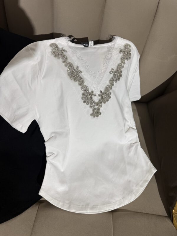 Embellished rhinestone top - Image 6