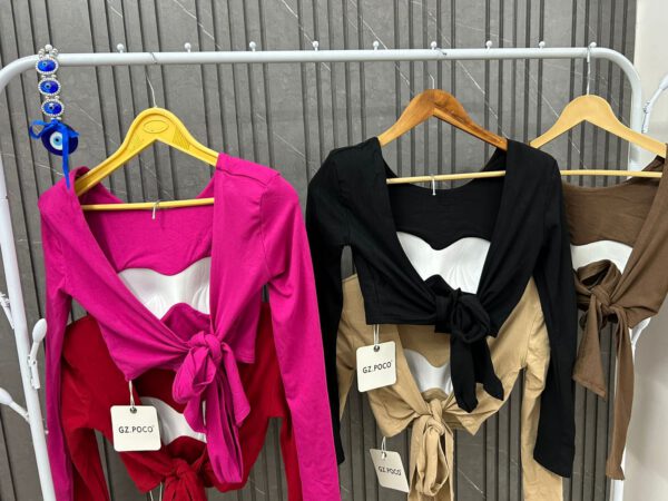 Back tie on padded tops - Image 7