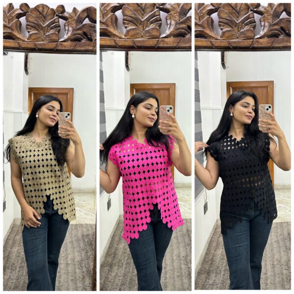 Crochet cut top