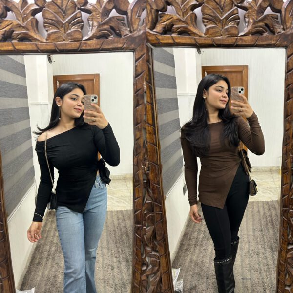 Gia side tie-on top