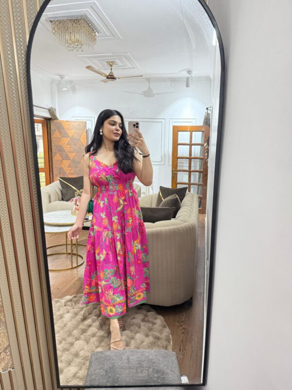 Aurelia cotton printed dress - Image 4