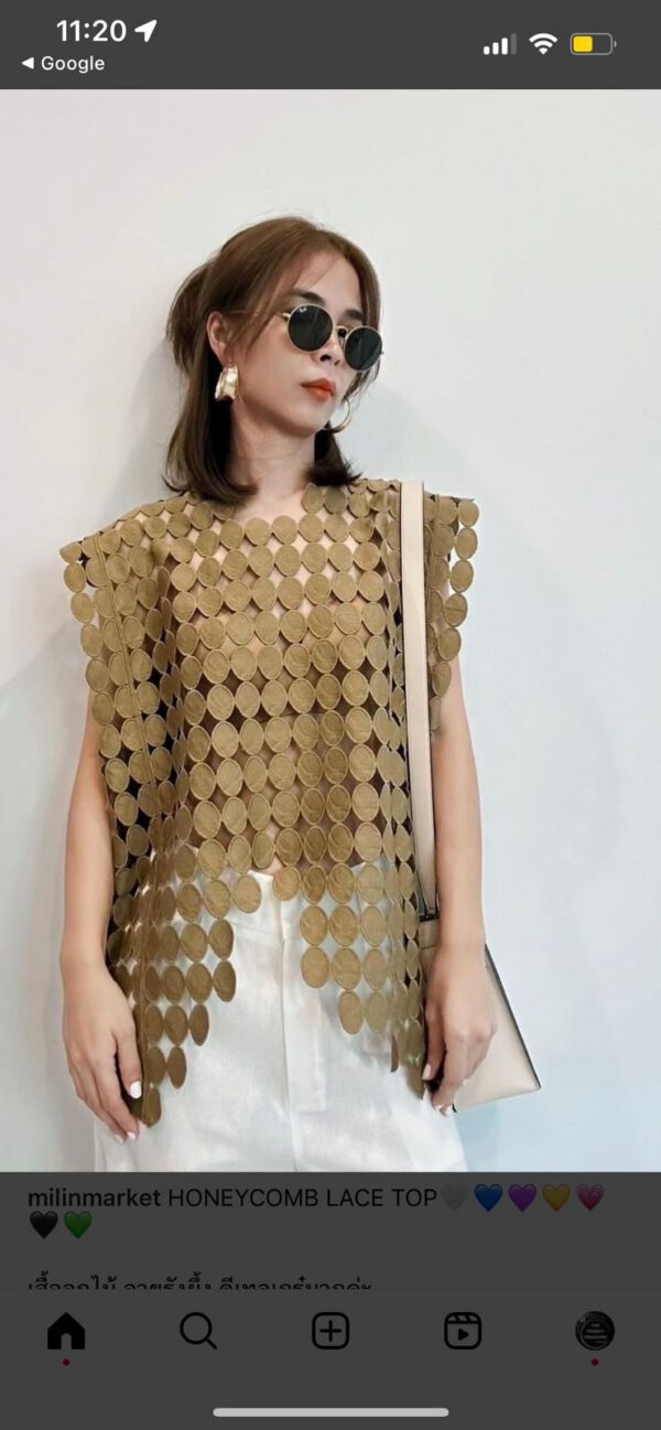 Crochet cut top - Image 3