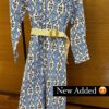Printed shirt dress