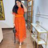 Crochet belted dress - Image 3