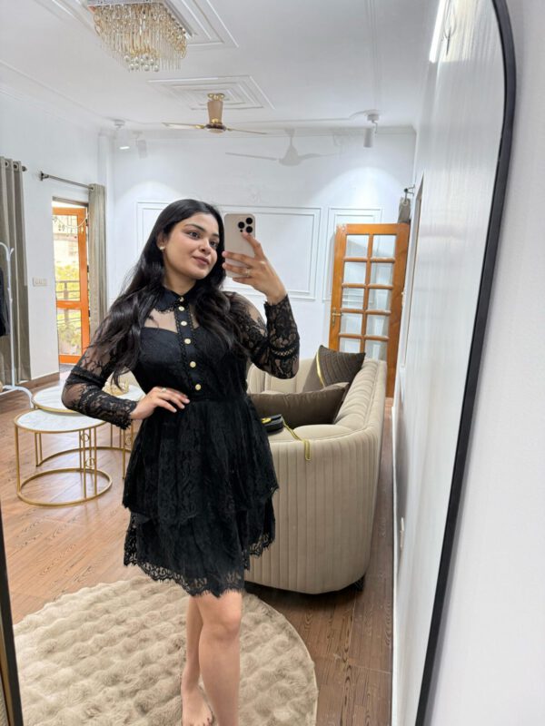 Nira lace buttoned dress - Image 2