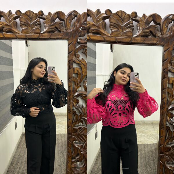 Shiza cutwork top - Image 2