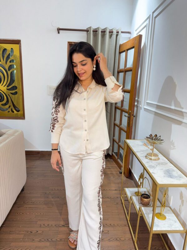 Mahi embroidered coord set - Image 3