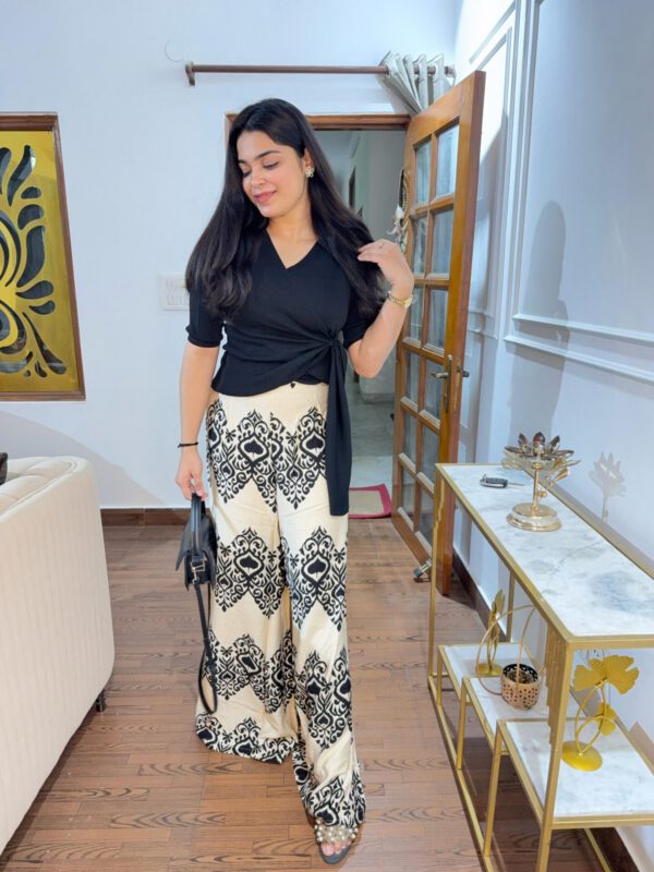 Highwaisted cotton pants