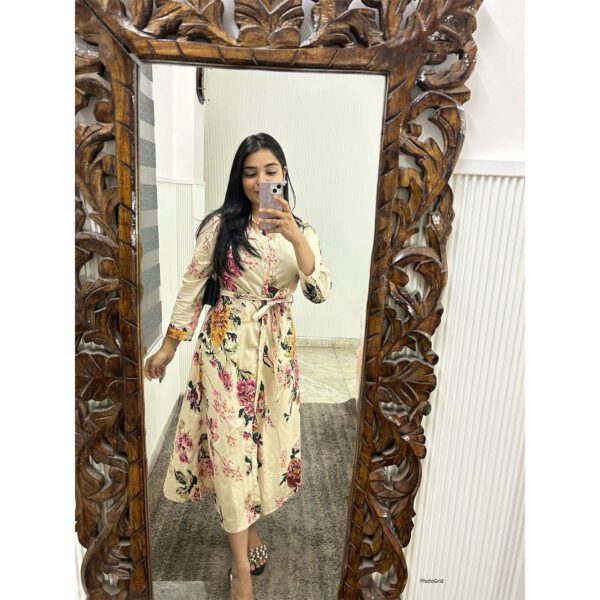Shirt rose dress
