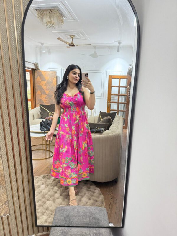 Aurelia cotton printed dress - Image 5