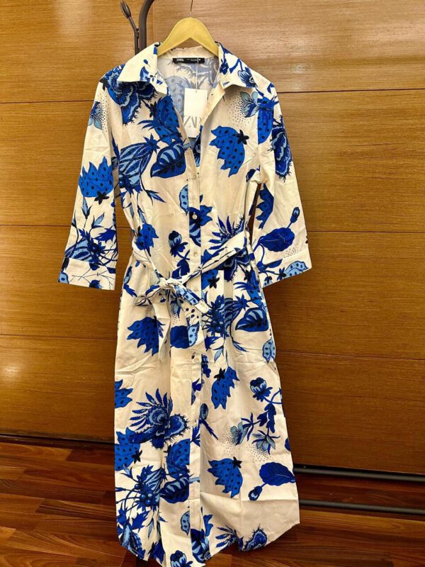 Printed shirt dress - Image 2