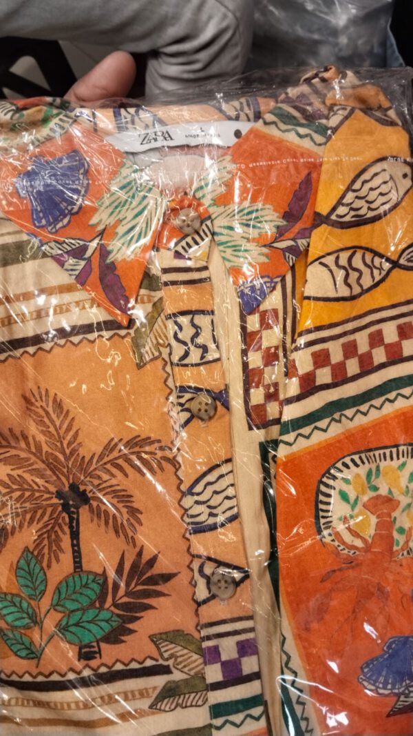 Printed shirt dress - Image 3