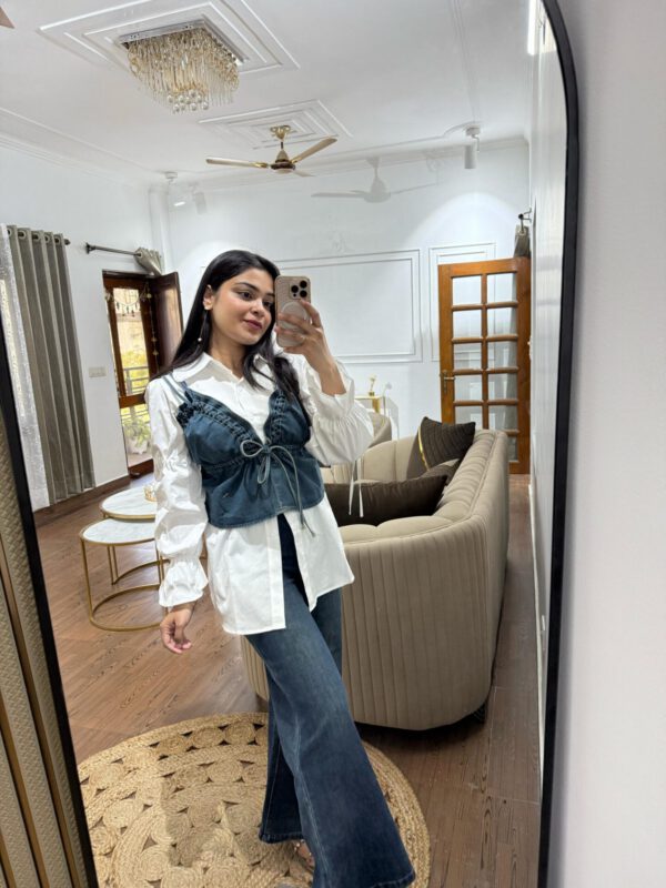 Kiti denim top