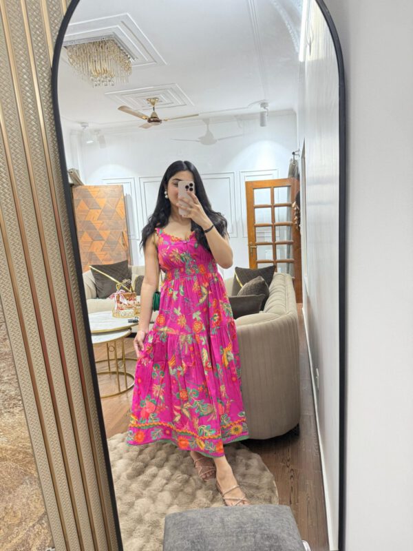 Aurelia cotton printed dress - Image 2