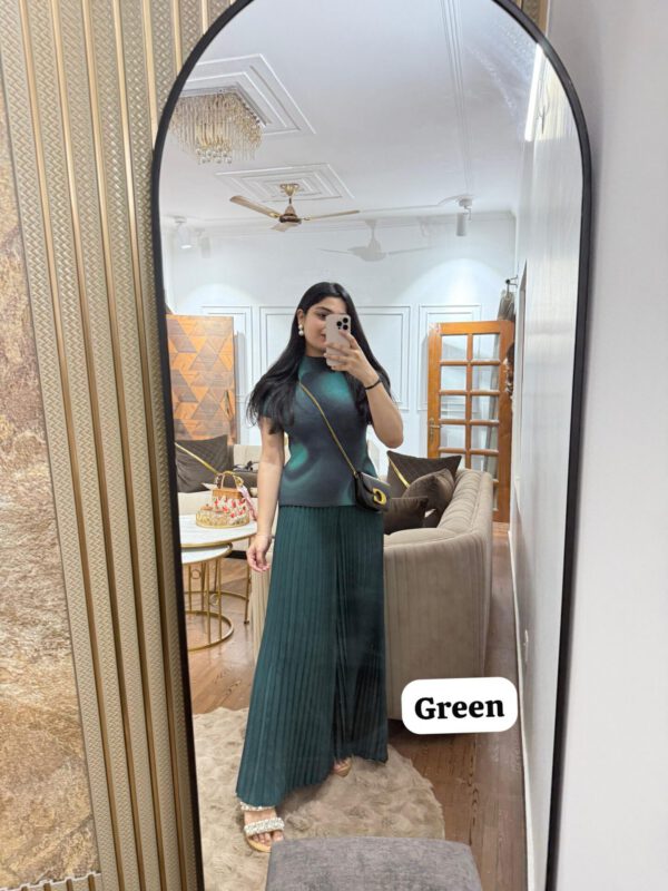 Amyra wrinkle pleated coord - Image 2