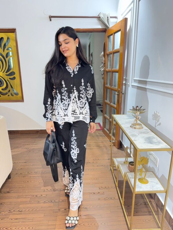 Diya embroidered coord set