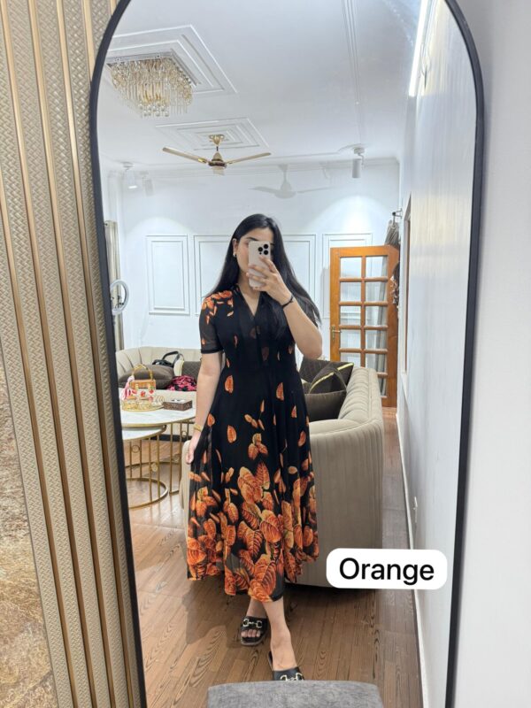 Leaf power net dress - Image 7