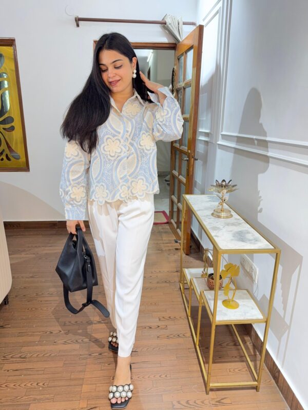 Sana heavy embroidered shirt - Image 2