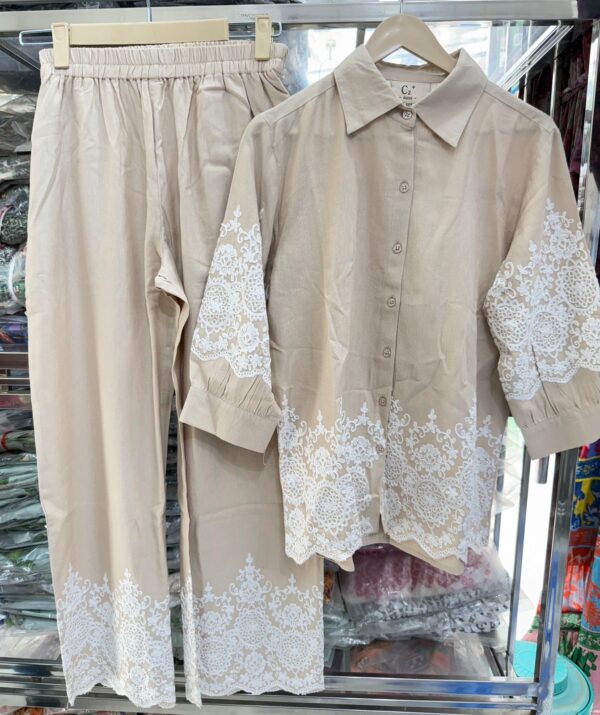 Riya embroidered coord set