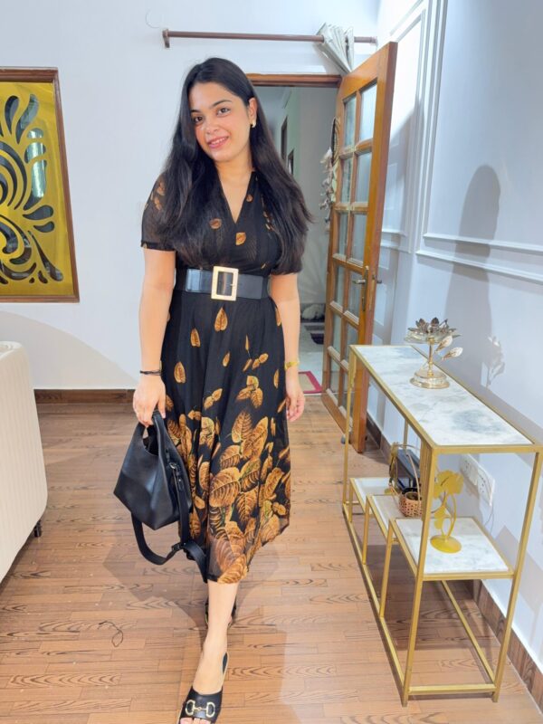Leaf power net dress - Image 10