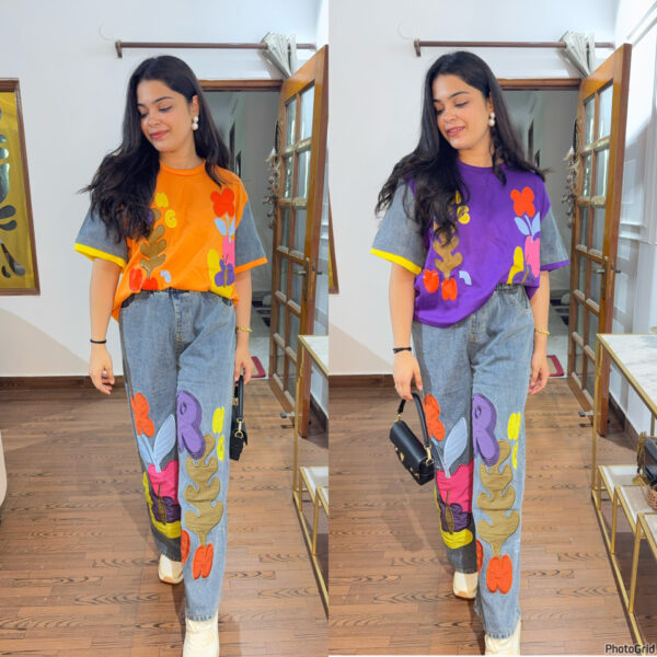 Candy denim coord set - Image 4