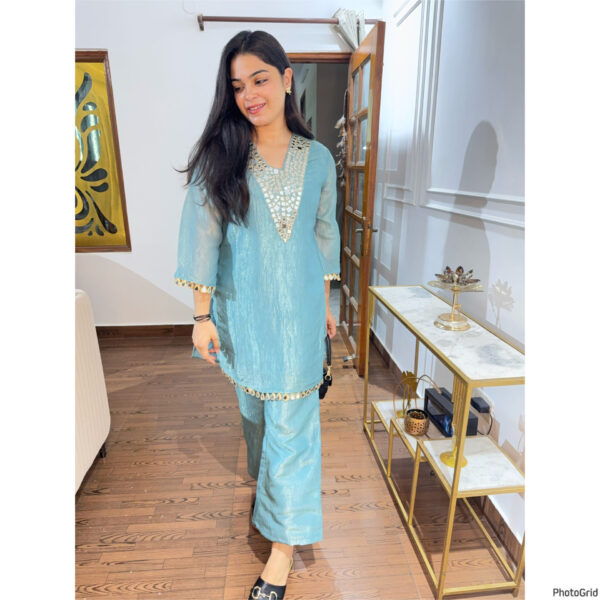 Noor mirror work coord set