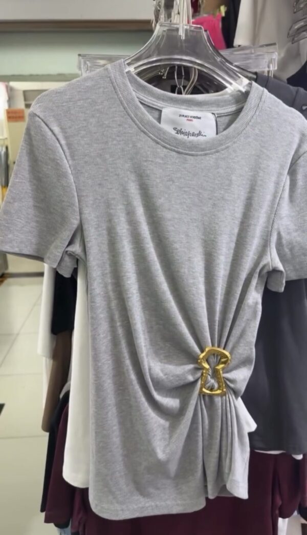 Liza pin ribbed top - Image 4