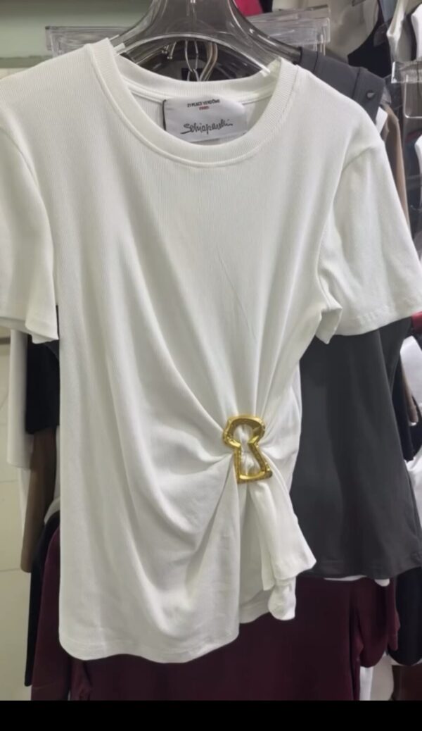 Liza pin ribbed top - Image 3