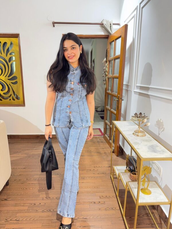Noor denim set - Image 4