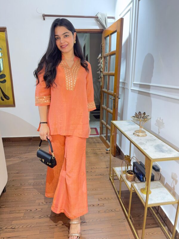 Apricot coord set