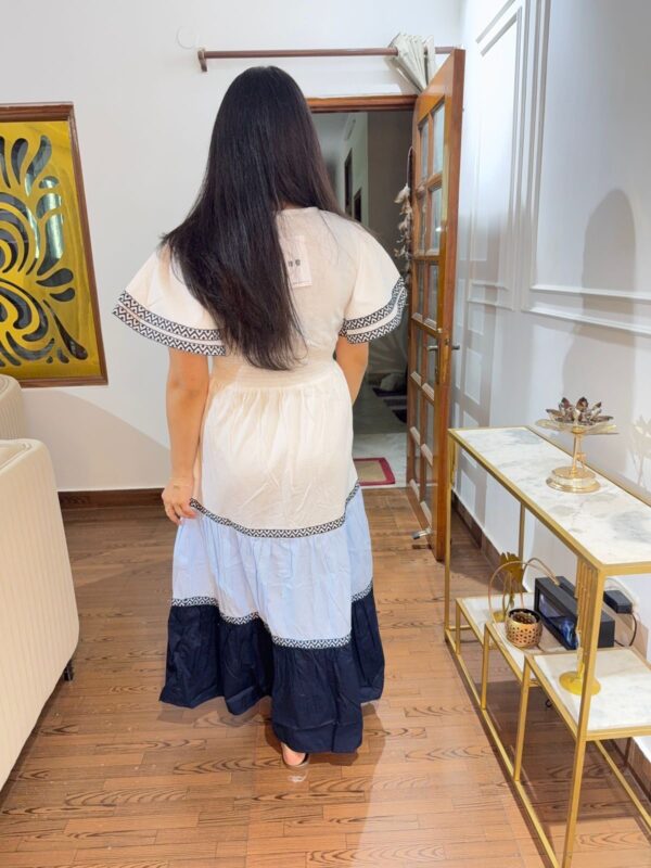 Pastel colourblock dress - Image 3