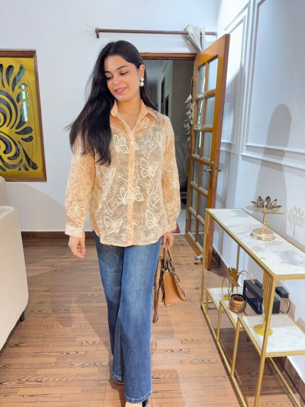 Embellished and embroidered shirt - Image 2