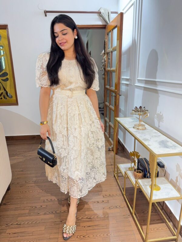 Kuhu embellished belted dress - Image 6
