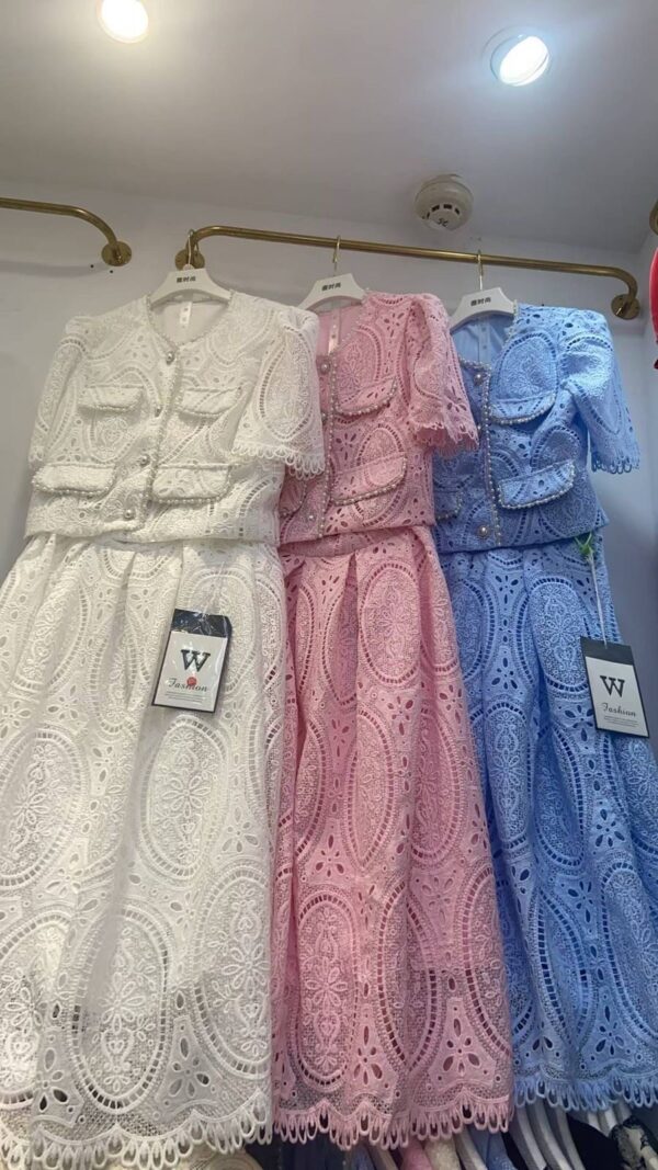 Pearl crochet skirt set - Image 10