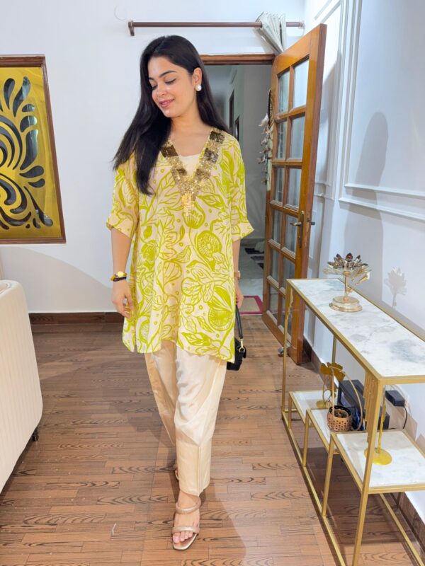 Mehar embellished farshi salwar set - Image 7