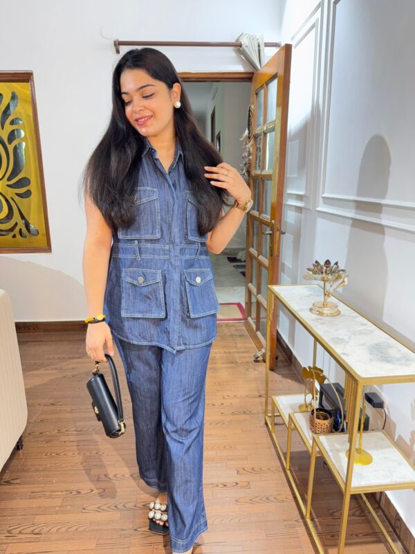 Denim vest set