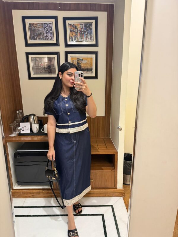 Denim skirt set - Image 3