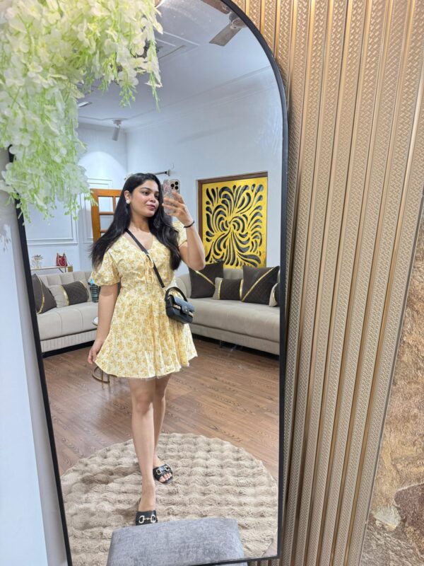 Floral printed dress