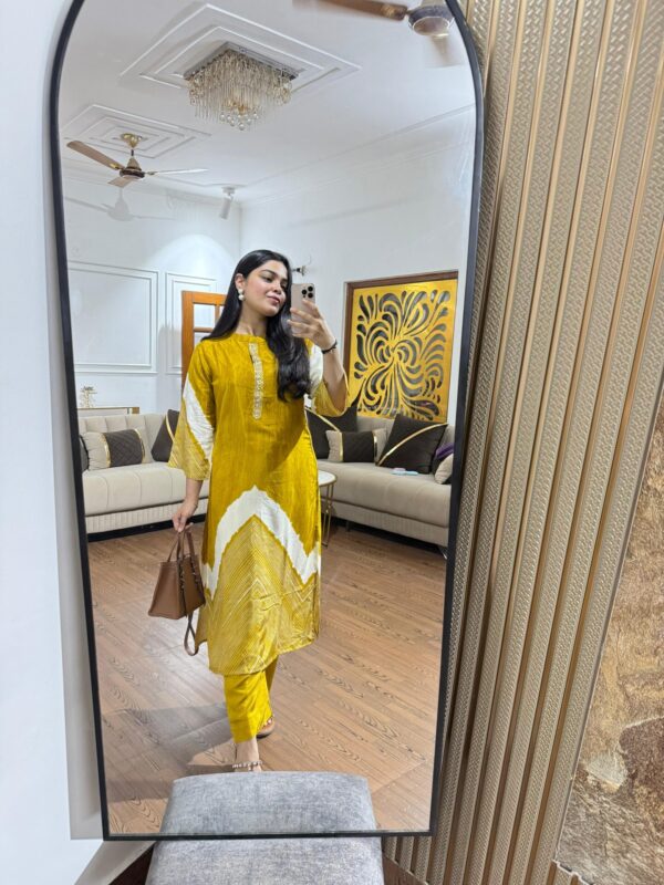 Vani embellished printed coord