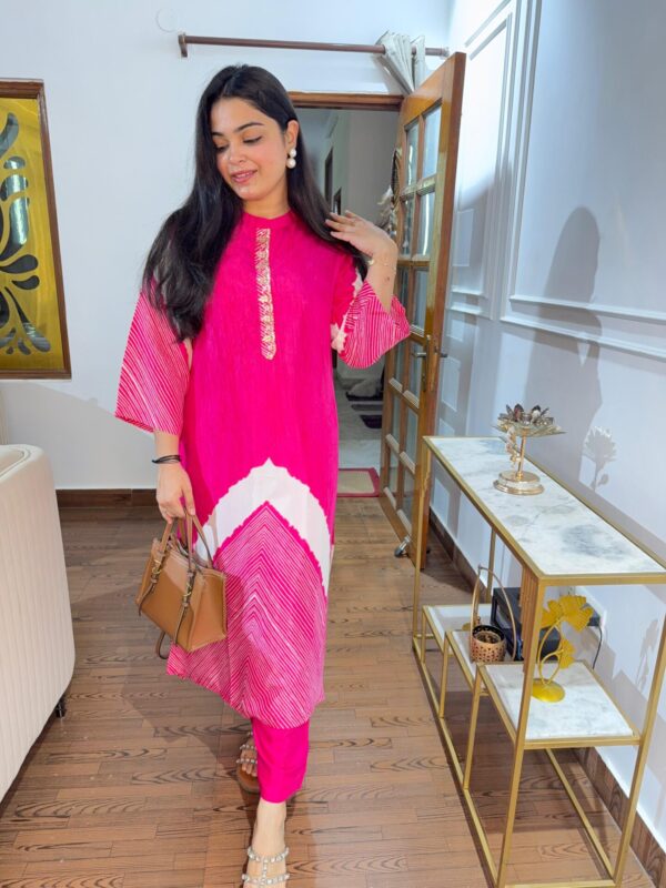Vani embellished printed coord - Image 8