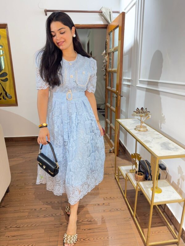 Kuhu embellished belted dress - Image 3