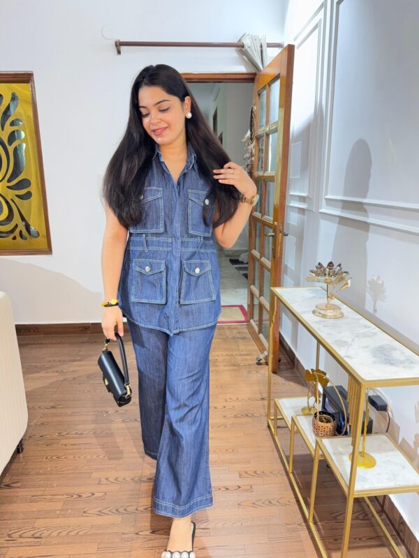 Denim vest set - Image 3