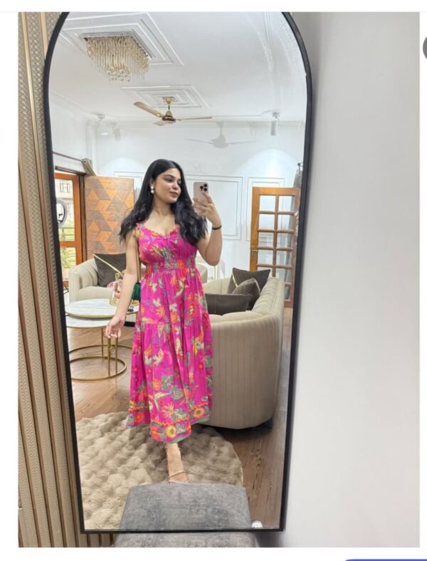 Aurelia cotton printed dress - Image 2