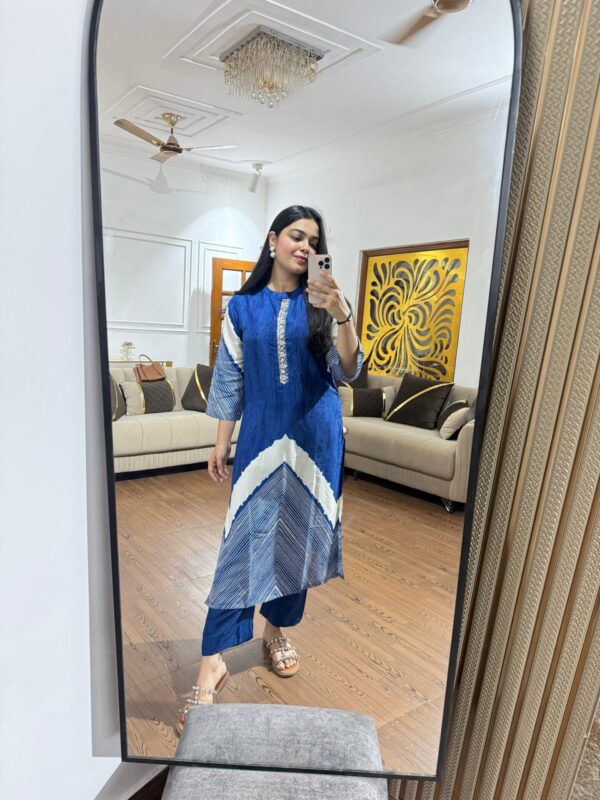 Vani embellished printed coord - Image 10