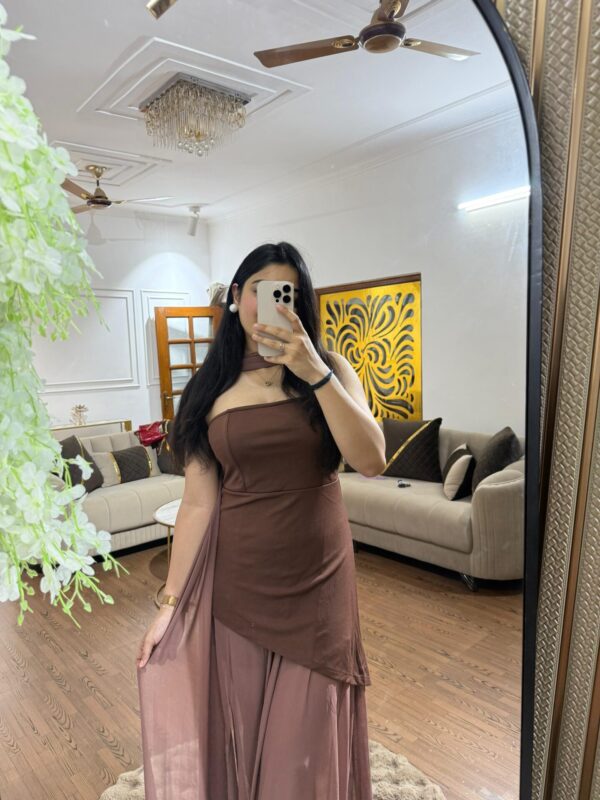 Tube net 2-piece dress - Image 2