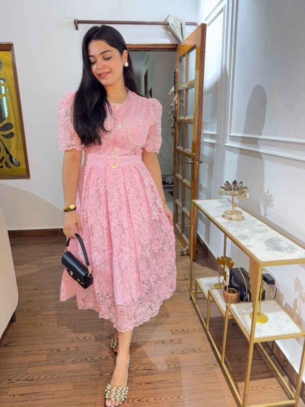 Kuhu embellished belted dress - Image 5