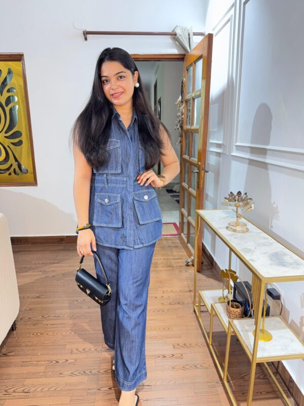 Denim vest set - Image 4